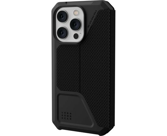 Чехол для моб. телефона Uag Apple iPhone 14 Pro Metropolis, Kevlar Black (114046113940), изображение 3