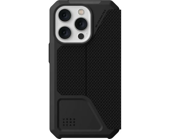 Чехол для моб. телефона Uag Apple iPhone 14 Pro Metropolis, Kevlar Black (114046113940)