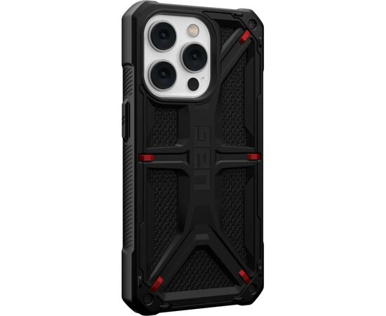 Чехол для мобильного телефона Uag Apple iPhone 14 Pro Monarch, Kevlar Black (114034113940), изображение 2 Чехол для мобильного телефона Uag Apple iPhone 14 Pro Monarch, Kevlar Black (114034113940), изображение 2