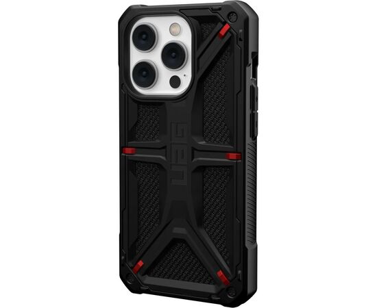 Чехол для мобильного телефона Uag Apple iPhone 14 Pro Monarch, Kevlar Black (114034113940), изображение 3 Чехол для мобильного телефона Uag Apple iPhone 14 Pro Monarch, Kevlar Black (114034113940), изображение 3