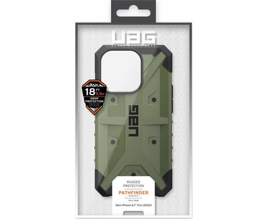 Чехол для моб. телефона Uag Apple iPhone 14 Pro Pathfinder, Olive (114062117272), изображение 12