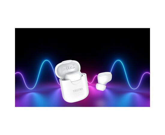 Наушники Tecno Minipods M1 Mono White (4895180759475), изображение 7 Наушники Tecno Minipods M1 Mono White (4895180759475), изображение 7