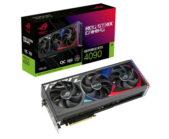 Відеокарта ASUS GeForce RTX4090 24GB ROG STRIX OC GAMING (ROG-STRIX-RTX4090-O24G-GAMING)
