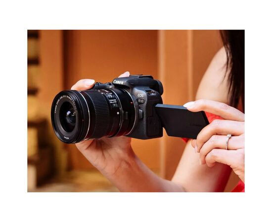 Цифровой фотоаппарат Canon EOS R10 + RF-S 18-45 IS STM + adapter EF-RF (5331C033), изображение 3 Цифровой фотоаппарат Canon EOS R10 + RF-S 18-45 IS STM + adapter EF-RF (5331C033), изображение 3