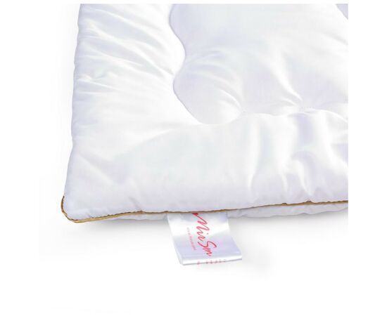 Одеяло MirSon шерстяное Mikrosatin Gold Woolen Hand Made 168 деми 140x205 см (2200000460394), изображение 10 Одеяло MirSon шерстяное Mikrosatin Gold Woolen Hand Made 168 деми 140x205 см (2200000460394), изображение 10
