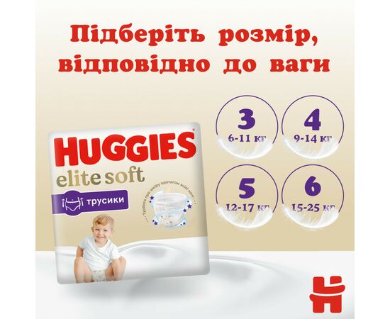 Подгузник Huggies Elite Soft 3 (6-11 кг) Box 96 шт (5029053582443), изображение 11 Подгузник Huggies Elite Soft 3 (6-11 кг) Box 96 шт (5029053582443), изображение 11