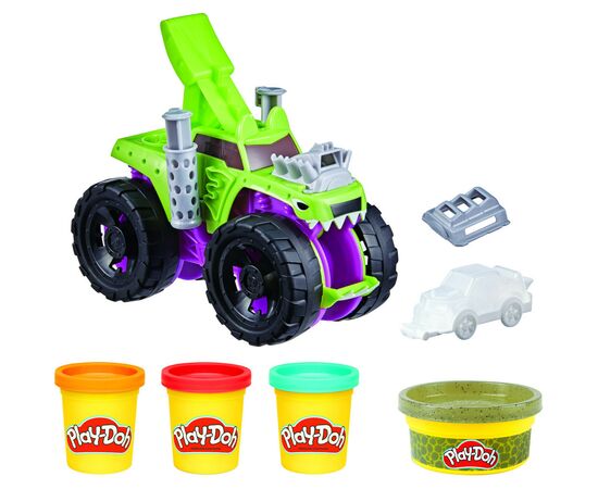 Набор для творчества Hasbro Play-Doh Монстр-трак (F1322), изображение 3 Набор для творчества Hasbro Play-Doh Монстр-трак (F1322), изображение 3