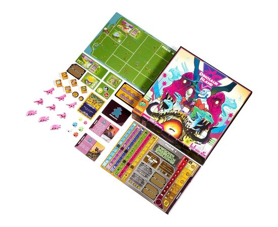 Настольная игра Pandasaurus Games Dinosaur Island (Остов Динозавров) англ. (854382007047), изображение 3 Настольная игра Pandasaurus Games Dinosaur Island (Остов Динозавров) англ. (854382007047), изображение 3