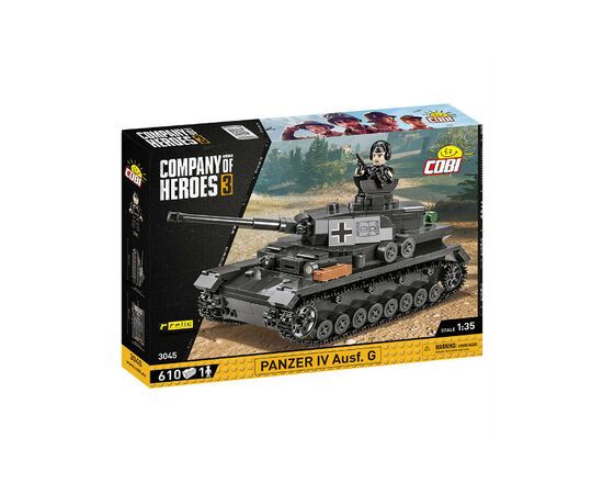 Конструктор Cobi Company of Heroes 3 Танк Panzer IV, 610 деталей (COBI-3045)