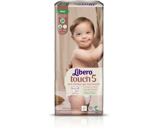 Подгузник Libero Touch Pants Размер 5 (10-14 кг) 32 шт (7322541739571), изображение 2 Подгузник Libero Touch Pants Размер 5 (10-14 кг) 32 шт (7322541739571), изображение 2