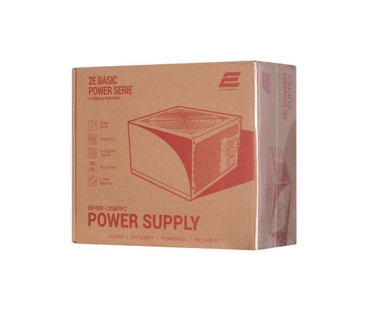 Блок питания 2E BASIC POWER (400W), 80, 120mm, 1xMB 24pin(20+4), 1xCPU 8pin(4+4), 3xMolex, 4xSATA, 1xPCIe 8pin( (2E-BP400-120APFC), изображение 11 Блок питания 2E BASIC POWER (400W), 80, 120mm, 1xMB 24pin(20+4), 1xCPU 8pin(4+4), 3xMolex, 4xSATA, 1xPCIe 8pin( (2E-BP400-120APFC), изображение 11