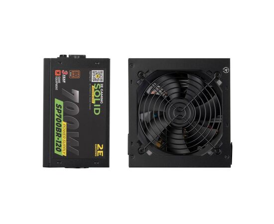 Блок питания 2E GAMING SOLID POWER (700W), >85, 80+ Bronze, 120mm, 1xMB 24pin(20+4), 1xCPU 8pin(4+4), 3xMolex, (2E-SP700BR-120), изображение 2 Блок питания 2E GAMING SOLID POWER (700W), >85, 80+ Bronze, 120mm, 1xMB 24pin(20+4), 1xCPU 8pin(4+4), 3xMolex, (2E-SP700BR-120), изображение 2
