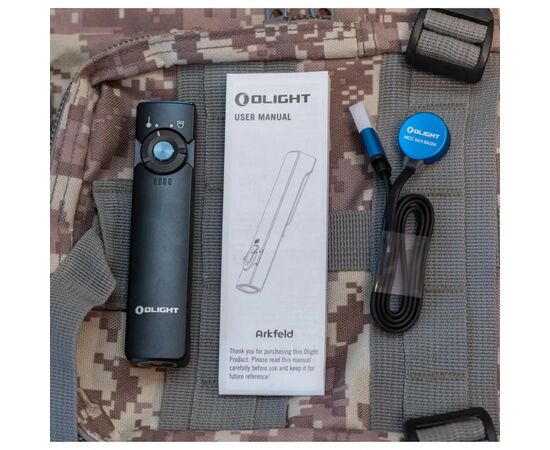 Фонарь Olight Arkfeld Black (Arkfeld BK), изображение 10 Фонарь Olight Arkfeld Black (Arkfeld BK), изображение 10