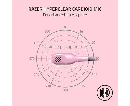 Наушники Razer Blackshark V2 X Quartz (RZ04-03240800-R3M1), изображение 10 Наушники Razer Blackshark V2 X Quartz (RZ04-03240800-R3M1), изображение 10