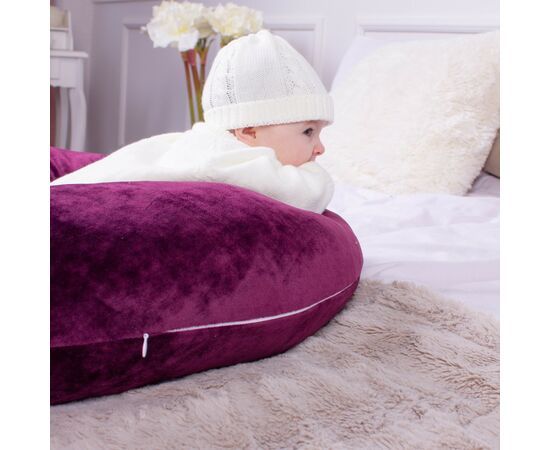 Подушка MirSon для беременных и кормления №8301 Velvet Line 28-0002 Excalibur Велюр 30х170х20 см (2200006200260), изображение 8 Подушка MirSon для беременных и кормления №8301 Velvet Line 28-0002 Excalibur Велюр 30х170х20 см (2200006200260), изображение 8