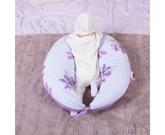 Подушка MirSon для беременных и кормления №8313 Print Line 17-0130 Lavender sea Бязь 30х170х20 см (2200006200383), изображение 8 Подушка MirSon для беременных и кормления №8313 Print Line 17-0130 Lavender sea Бязь 30х170х20 см (2200006200383), изображение 8