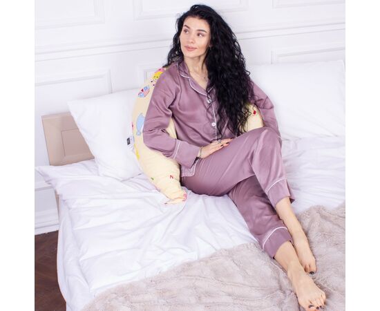 Подушка MirSon для беременных и кормления №8333 Print Line 17-0359 Libreville Бязь 30х170х20 см (2200006200581), изображение 6