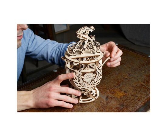 Конструктор Ugears Автоматон Велосипедист (6337280), изображение 10 Конструктор Ugears Автоматон Велосипедист (6337280), изображение 10