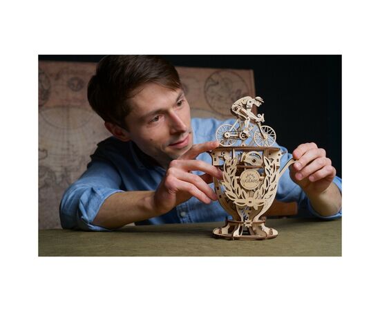 Конструктор Ugears Автоматон Велосипедист (6337280), изображение 9 Конструктор Ugears Автоматон Велосипедист (6337280), изображение 9