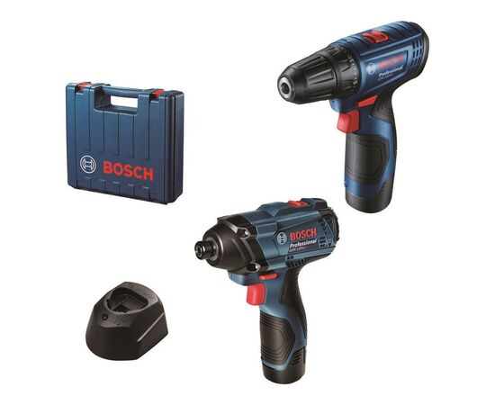 Набор электроинструментов Bosch электрических GSR 120-LI+GDR 120-LI+2 АКБ 1,5Ah (0.601.9G8.023)