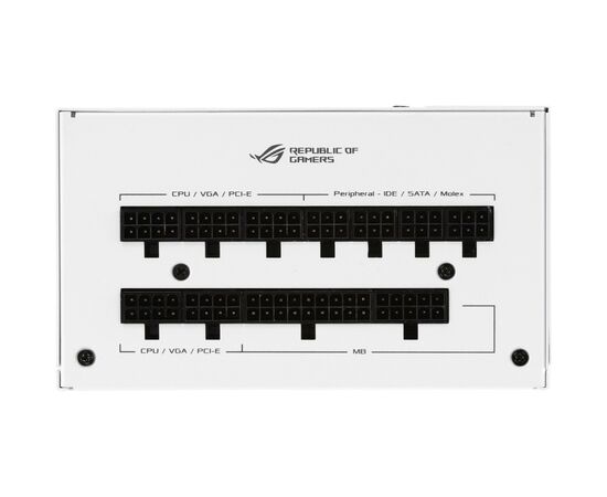 Блок питания ASUS 850W ROG STRIX 80+ Gold White (90YE00A4-B0NA00), изображение 3 Блок питания ASUS 850W ROG STRIX 80+ Gold White (90YE00A4-B0NA00), изображение 3