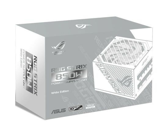 Блок питания ASUS 850W ROG STRIX 80+ Gold White (90YE00A4-B0NA00), изображение 12 Блок питания ASUS 850W ROG STRIX 80+ Gold White (90YE00A4-B0NA00), изображение 12