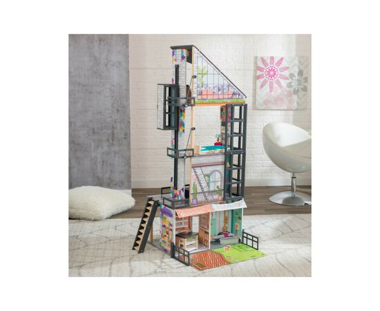 Игровой набор KidKraft Кукольный домик Bianca City Life Mansion (65989), изображение 4 Игровой набор KidKraft Кукольный домик Bianca City Life Mansion (65989), изображение 4