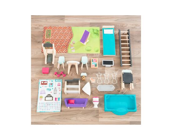 Игровой набор KidKraft Кукольный домик Bianca City Life Mansion (65989), изображение 5 Игровой набор KidKraft Кукольный домик Bianca City Life Mansion (65989), изображение 5