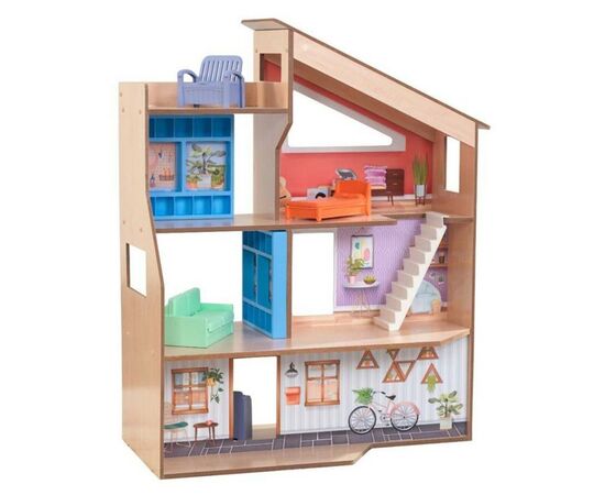 Игровой набор KidKraft Кукольный домик Hazel City Life Mansion (65990), изображение 2 Игровой набор KidKraft Кукольный домик Hazel City Life Mansion (65990), изображение 2