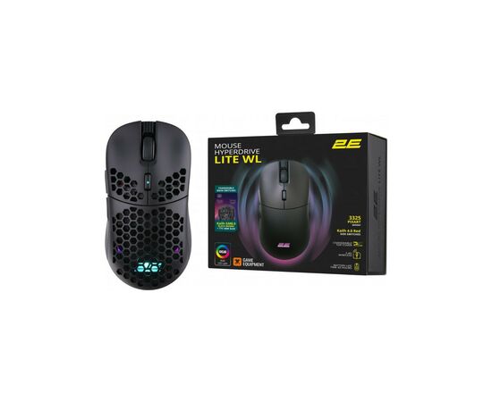 Мышка 2E Gaming HyperDrive Lite RGB Wireless/USB Black (2E-MGHDL-WL-BK), изображение 11 Мышка 2E Gaming HyperDrive Lite RGB Wireless/USB Black (2E-MGHDL-WL-BK), изображение 11