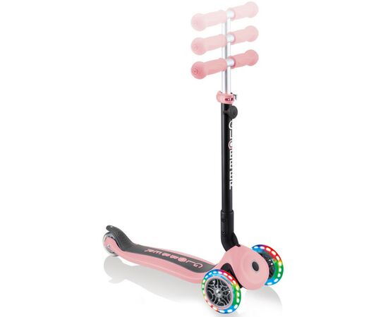 Самокат Globber Go Up Foldable Plus Lights пастельно-розовый (743-210), изображение 5 Самокат Globber Go Up Foldable Plus Lights пастельно-розовый (743-210), изображение 5