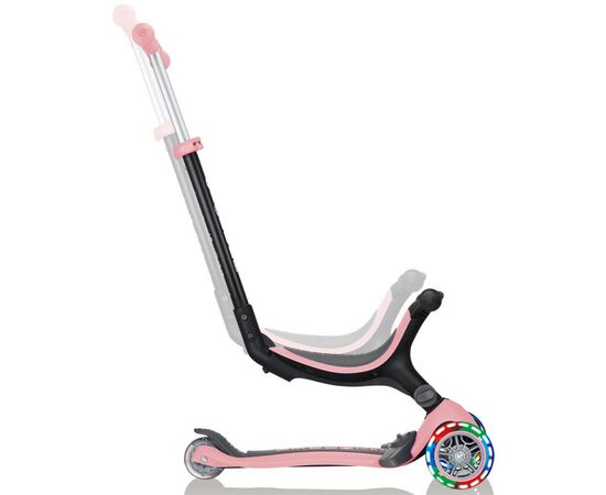 Самокат Globber Go Up Foldable Plus Lights пастельно-розовый (743-210), изображение 9 Самокат Globber Go Up Foldable Plus Lights пастельно-розовый (743-210), изображение 9