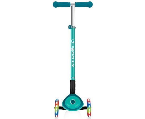 Самокат Globber Primo Foldable Plus Lights зеленый (439-107), изображение 4 Самокат Globber Primo Foldable Plus Lights зеленый (439-107), изображение 4