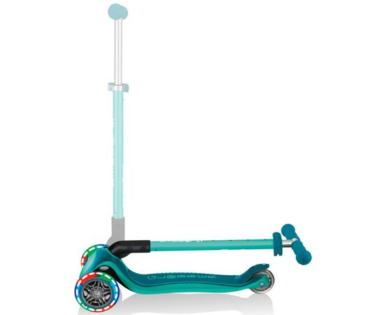 Самокат Globber Primo Foldable Plus Lights зеленый (439-107), изображение 9 Самокат Globber Primo Foldable Plus Lights зеленый (439-107), изображение 9