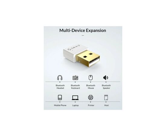 Bluetooth-адаптер Orico Bluetooth 5.0 BTA-508-BK-BP (CA913787), изображение 5 Bluetooth-адаптер Orico Bluetooth 5.0 BTA-508-BK-BP (CA913787), изображение 5