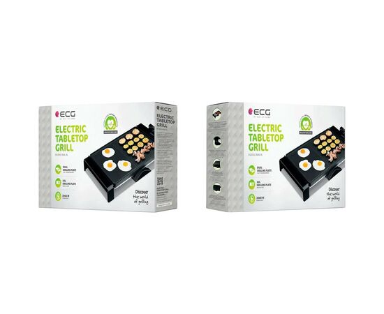 Електрогриль ECG EG 2011 Dual XL (EG2011 Dual XL), зображення 12 Електрогриль ECG EG 2011 Dual XL (EG2011 Dual XL), зображення 12