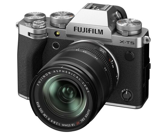 Цифровой фотоаппарат Fujifilm X-T5 + XF 18-55mm F2.8-4 Kit Silver (16783056), изображение 4 Цифровой фотоаппарат Fujifilm X-T5 + XF 18-55mm F2.8-4 Kit Silver (16783056), изображение 4