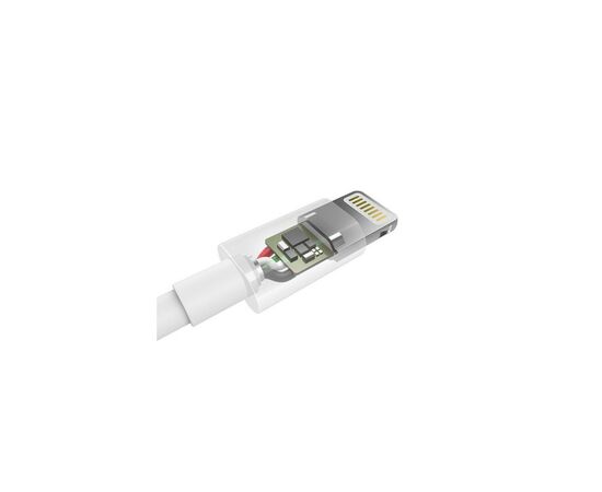 Дата кабель USB 2.0 AM to Lightning 1.2m 2.1A MFI White Choetech (IP0026-WH), изображение 4 Дата кабель USB 2.0 AM to Lightning 1.2m 2.1A MFI White Choetech (IP0026-WH), изображение 4