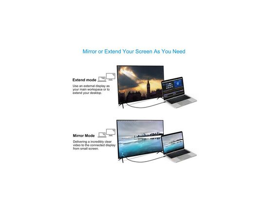 Кабель мультимедийный USB-C to DisplayPort 1.8m 4K 60Hz Choetech (XCP-1801BK), изображение 9 Кабель мультимедийный USB-C to DisplayPort 1.8m 4K 60Hz Choetech (XCP-1801BK), изображение 9