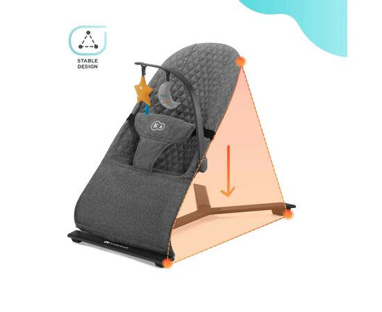 Кресло-качалка Kinderkraft Mimi Grey (5902533918355), изображение 9 Кресло-качалка Kinderkraft Mimi Grey (5902533918355), изображение 9