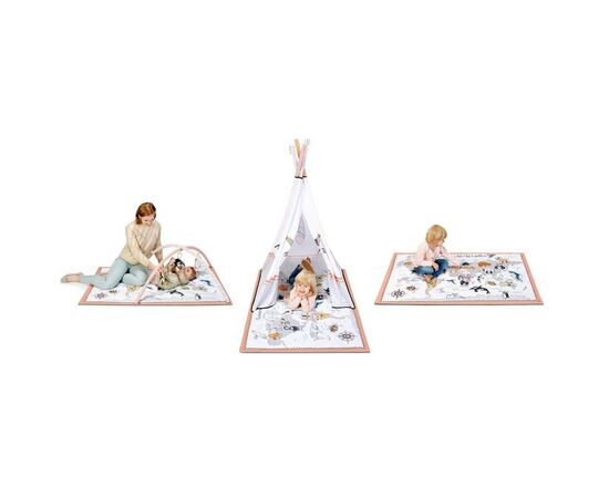 Детский коврик Kinderkraft палатка 3 в 1 Tippy (5902533915835), изображение 10 Детский коврик Kinderkraft палатка 3 в 1 Tippy (5902533915835), изображение 10