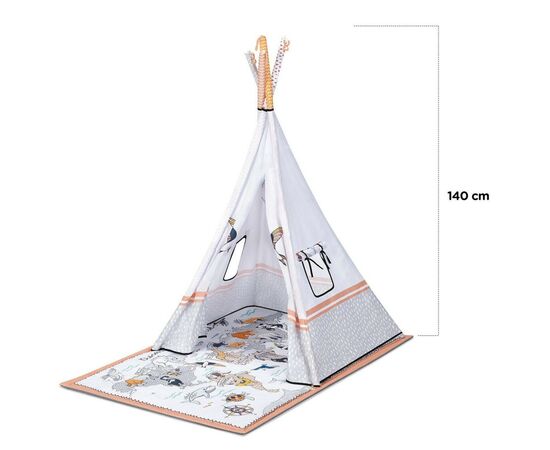 Детский коврик Kinderkraft палатка 3 в 1 Tippy (5902533915835), изображение 11 Детский коврик Kinderkraft палатка 3 в 1 Tippy (5902533915835), изображение 11