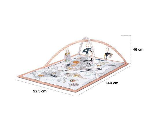 Детский коврик Kinderkraft палатка 3 в 1 Tippy (5902533915835), изображение 8 Детский коврик Kinderkraft палатка 3 в 1 Tippy (5902533915835), изображение 8