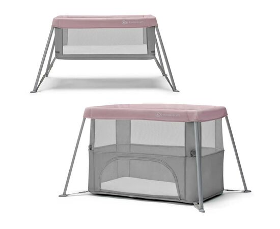Кроватка Kinderkraft манеж 2 в 1 Movi Pink (5902533918430), изображение 2 Кроватка Kinderkraft манеж 2 в 1 Movi Pink (5902533918430), изображение 2