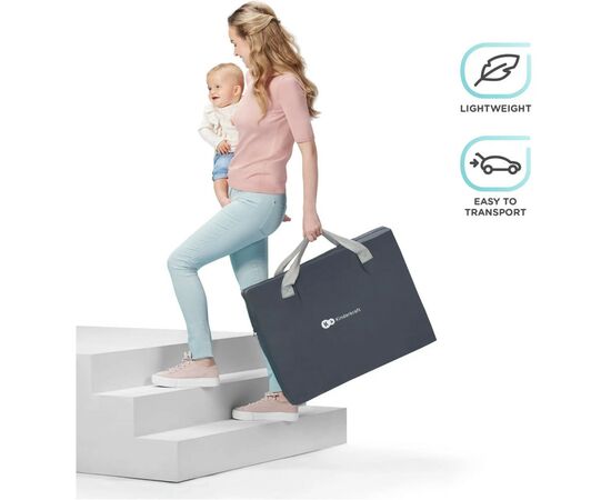 Кроватка Kinderkraft манеж 2 в 1 Movi Pink (5902533918430), изображение 4 Кроватка Kinderkraft манеж 2 в 1 Movi Pink (5902533918430), изображение 4