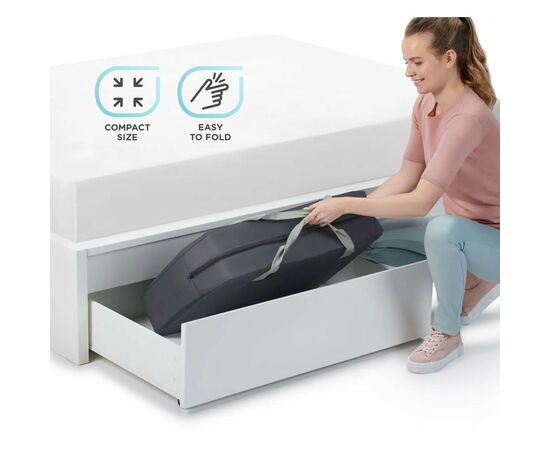 Кроватка Kinderkraft манеж 2 в 1 Movi Pink (5902533918430), изображение 5 Кроватка Kinderkraft манеж 2 в 1 Movi Pink (5902533918430), изображение 5