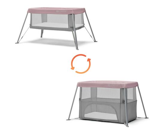 Кроватка Kinderkraft манеж 2 в 1 Movi Pink (5902533918430), изображение 6 Кроватка Kinderkraft манеж 2 в 1 Movi Pink (5902533918430), изображение 6