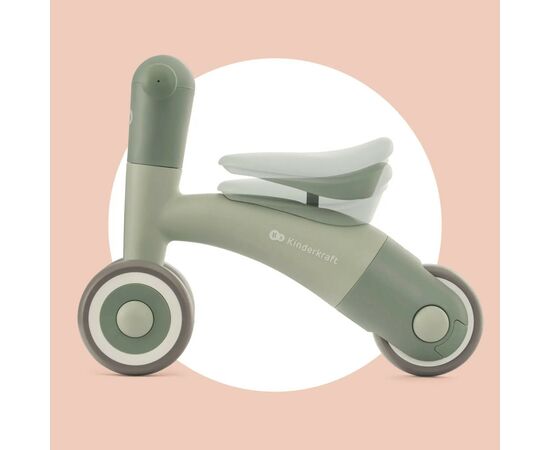 Беговел Kinderkraft Minibi каталка Leaf Green (KRMIBI00GRE0000) (5902533920075), изображение 10 Беговел Kinderkraft Minibi каталка Leaf Green (KRMIBI00GRE0000) (5902533920075), изображение 10