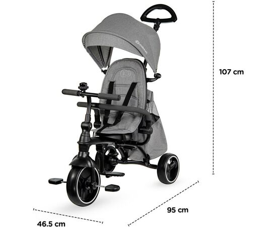 Детский велосипед Kinderkraft Jazz Grey (KKRJAZZGRY0000) (5902533915002), изображение 10 Детский велосипед Kinderkraft Jazz Grey (KKRJAZZGRY0000) (5902533915002), изображение 10
