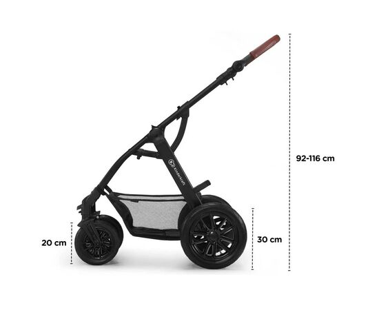 Коляска Kinderkraft 3 в 1 Xmoov Black (KKWXMOVBLK3000) (5902533912834), изображение 12 Коляска Kinderkraft 3 в 1 Xmoov Black (KKWXMOVBLK3000) (5902533912834), изображение 12